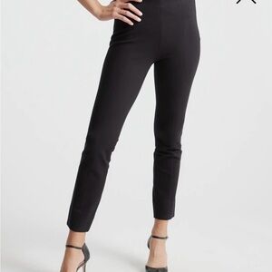Quince Black Ponte Ankle-Length Women's Pants